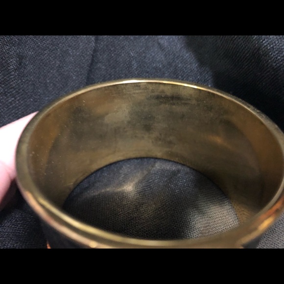 🔴 Final Price Vince Camuto Bangle Python/Gold - Picture 4 of 4